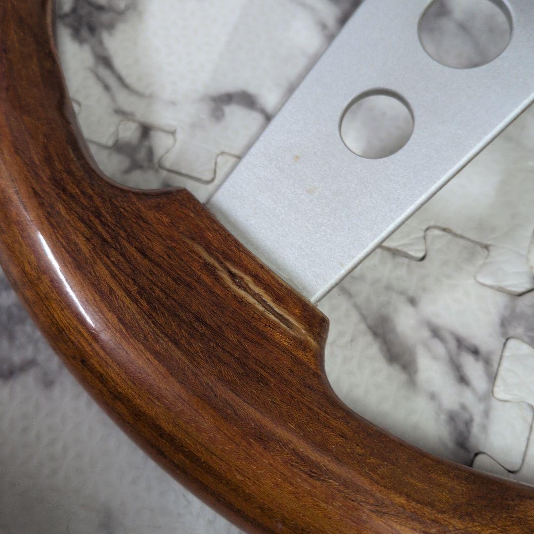 O.B.A ウッドステアリング　当時物