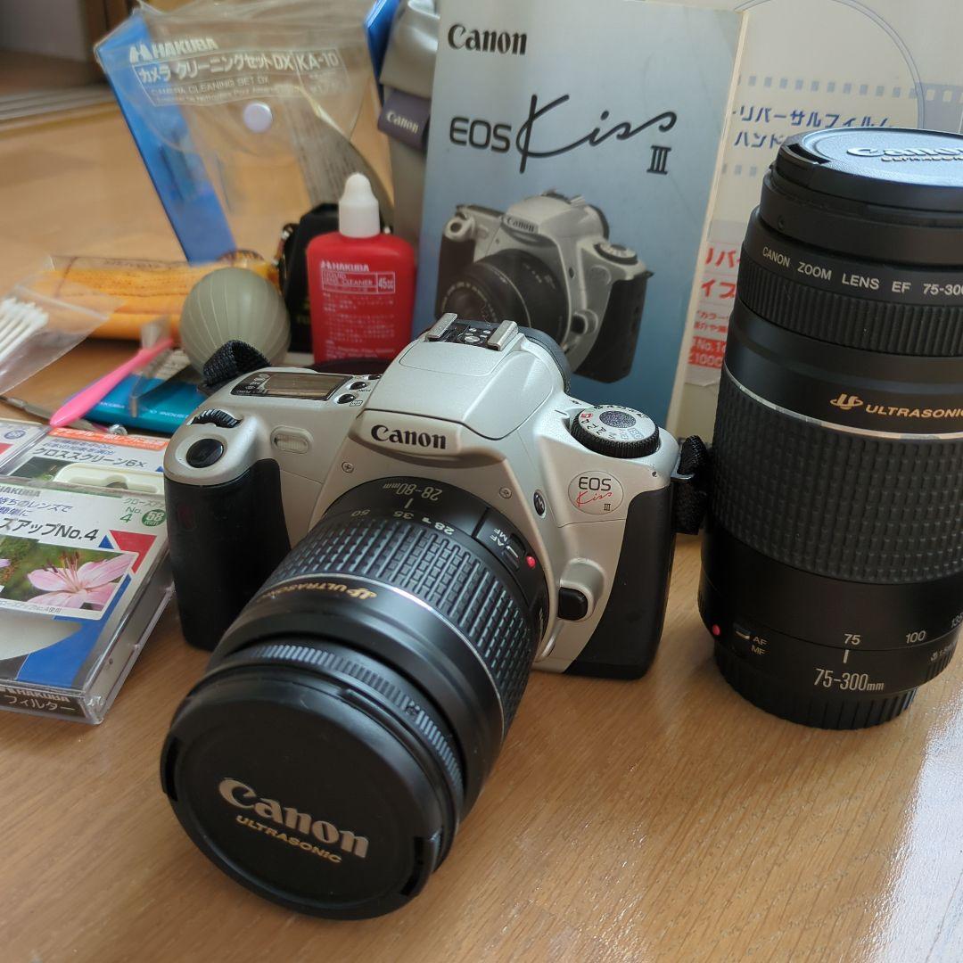 Canon EOS Kiss III フイルム一眼レフカメラ　Wズームセット