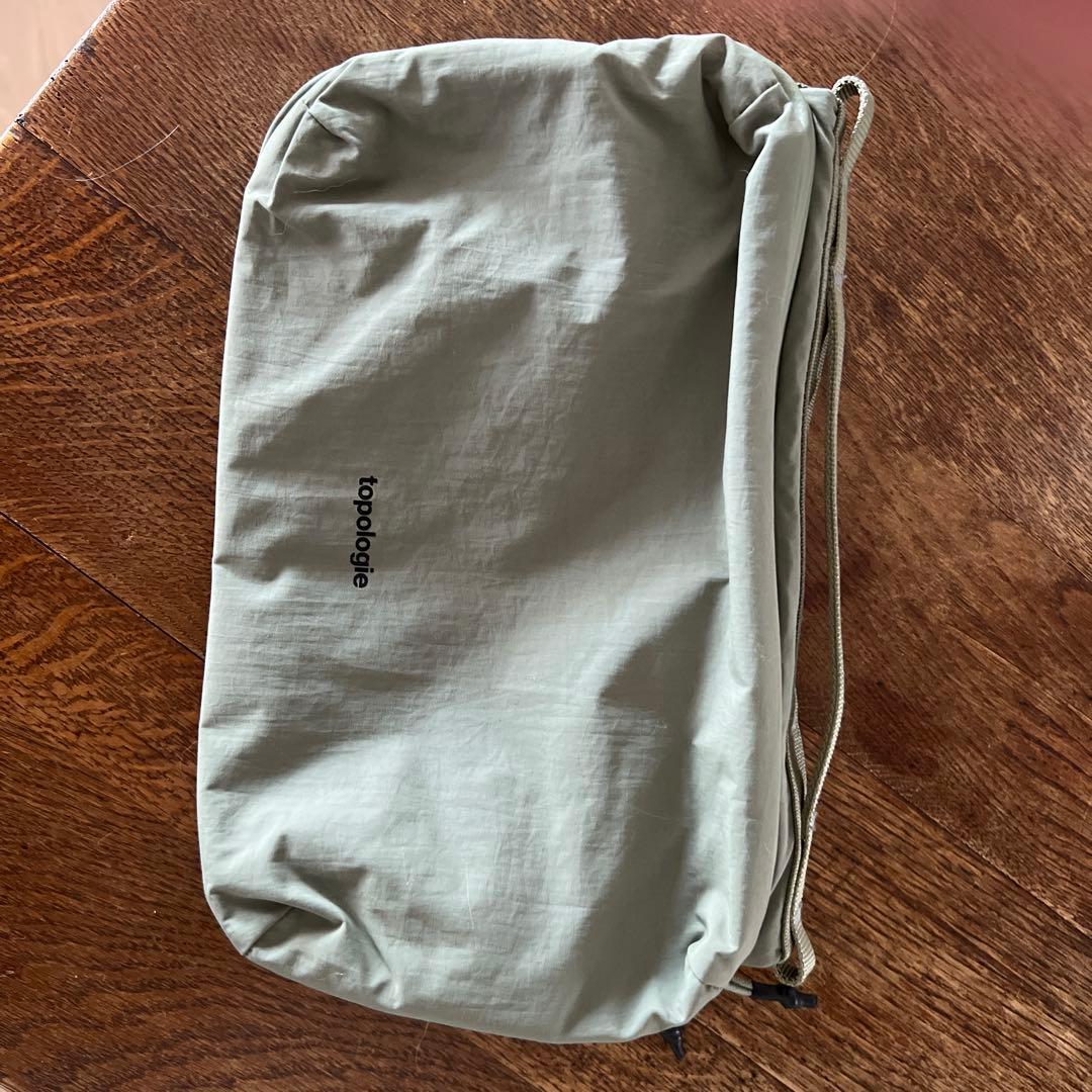 トポロジー topologie ボトルサコッシュ ラージ モス Moss 美品