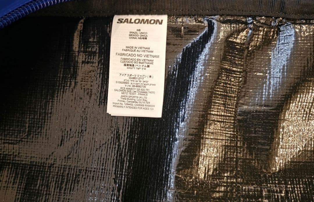 新品SALOMONサロモン　スキー板カバー2台入スキーケース/限定スキースリーブ