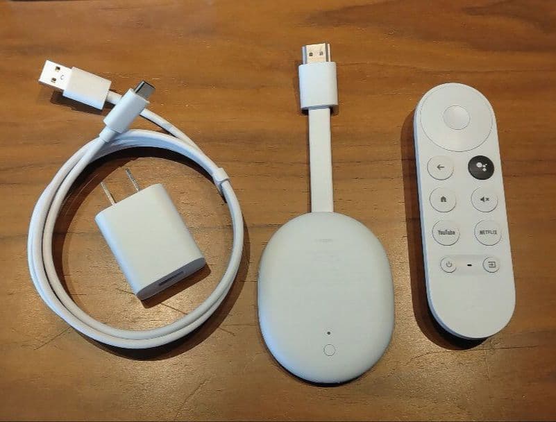 Chromecast with Google TV（4K） 付属品全てあり