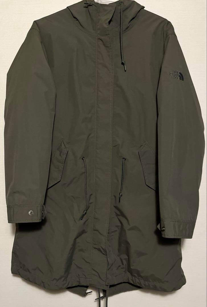 【美品】ノースフェイス フィッシュテール トリクライメットコート カーキM