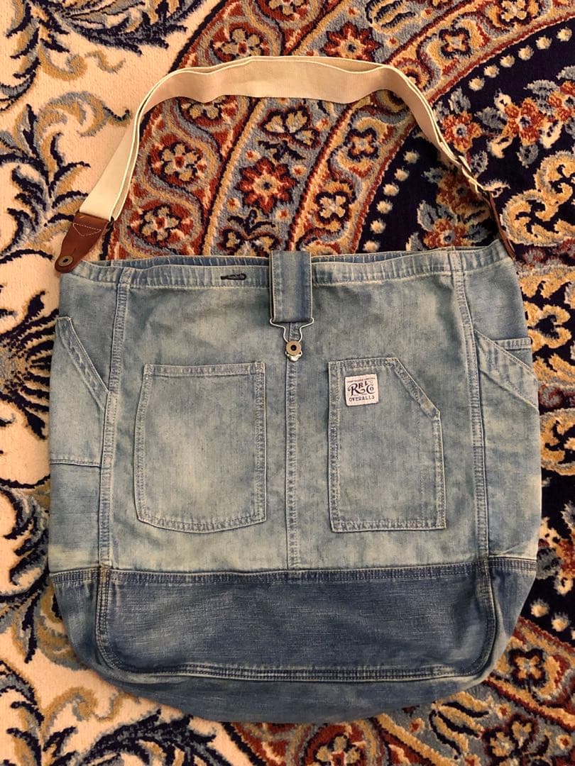 希少　RRL デニム　オーバーオール　ショルダーバッグ　ラルフ　ヴィンテージ