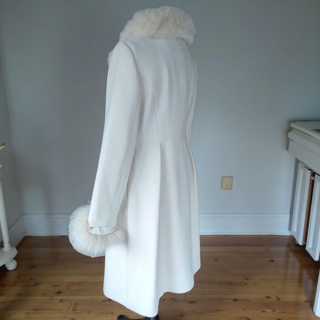 【新品未使用】ミッシュマッシュ 2way アンゴラ混 フォックスファーコート М