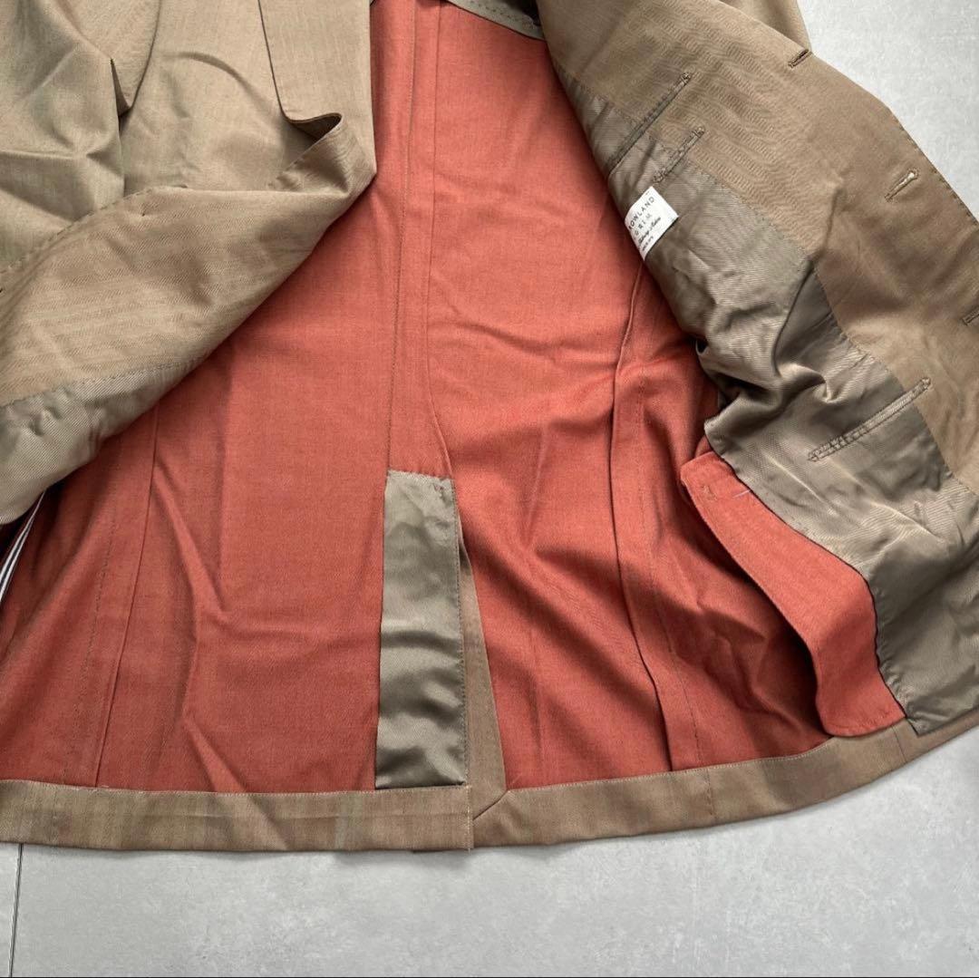 【2月6日までの掲載】 PILGRIM スーツ 定価11万 ブラウン メンズ