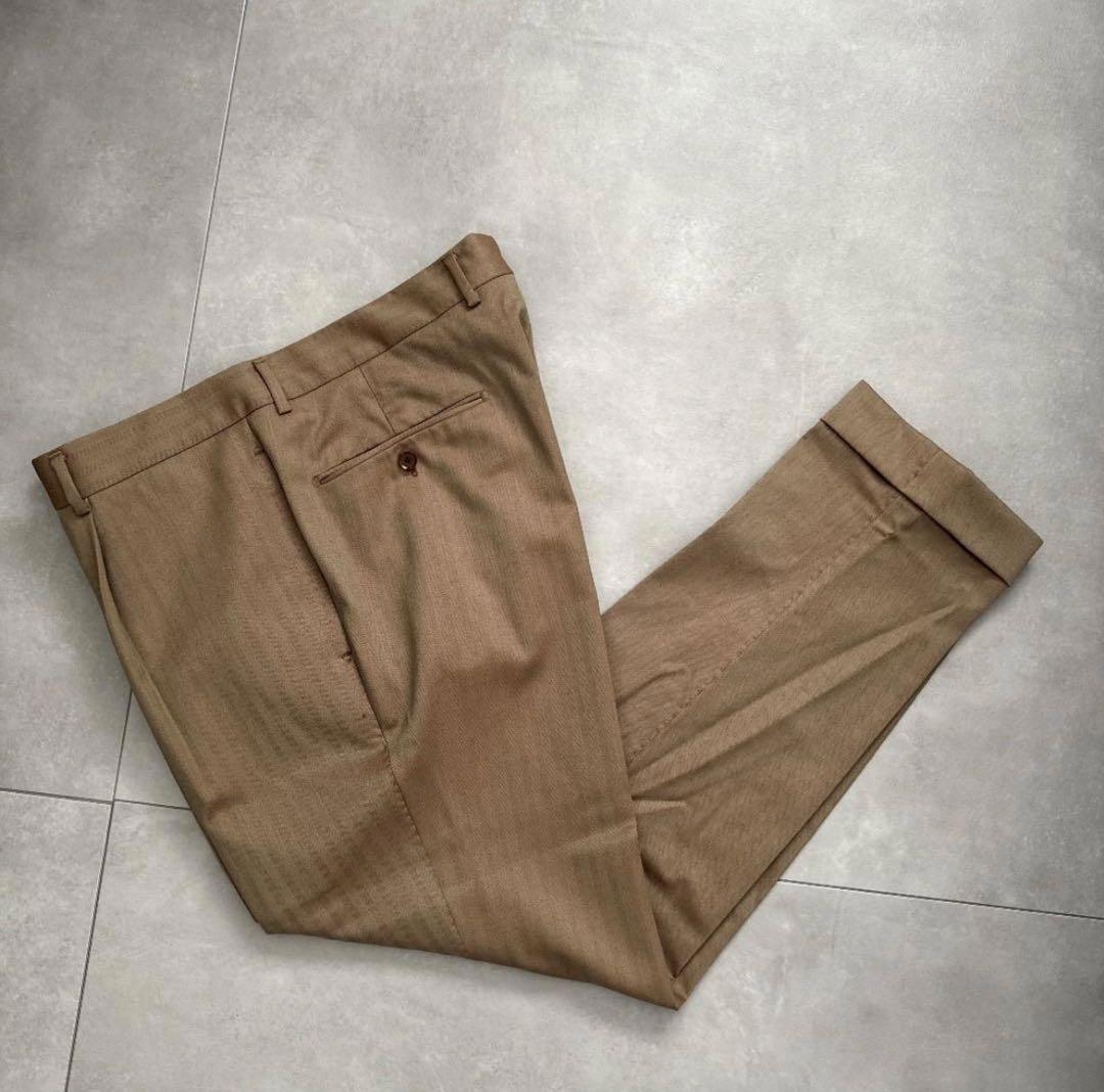 【2月6日までの掲載】 PILGRIM スーツ 定価11万 ブラウン メンズ