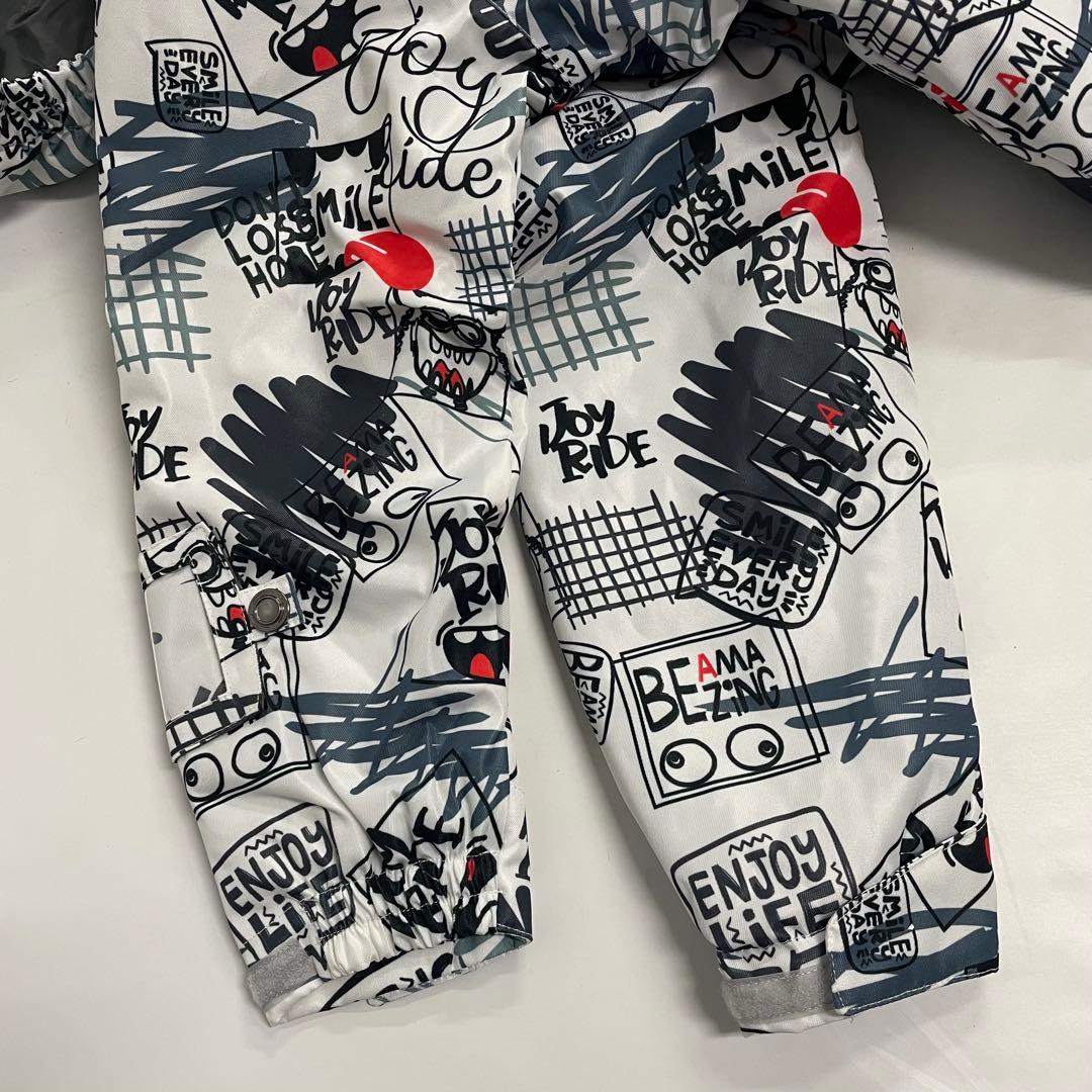 JOY RIDE キッズ スキー スノボ ウェア 140cm 白 黒