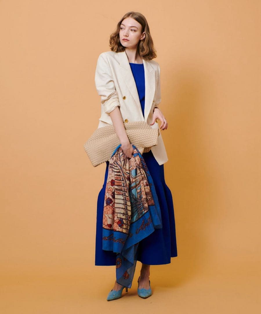 allureville アルアバイル　シャークスキンダブルブレストジャケット