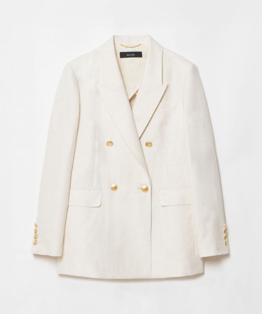 allureville アルアバイル　シャークスキンダブルブレストジャケット