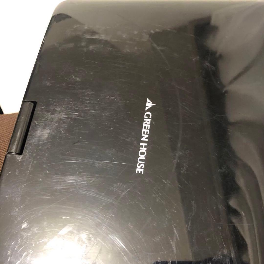 グリーンハウス　ポータブルブルーレイプレーヤー　GH-PBD10CT-BK