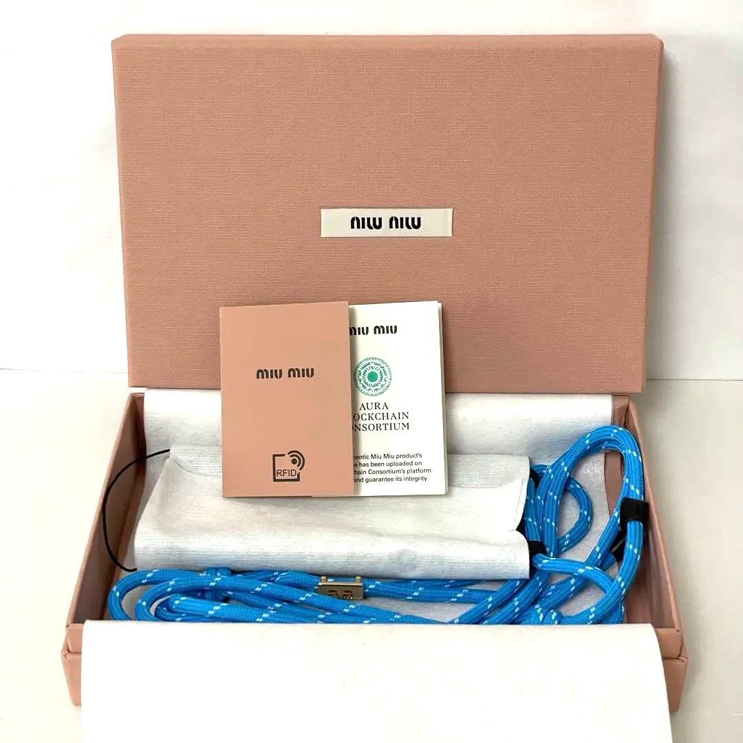 【最終残1】MIUMIU ミュウミュウ iPhone 15 PRO ケース