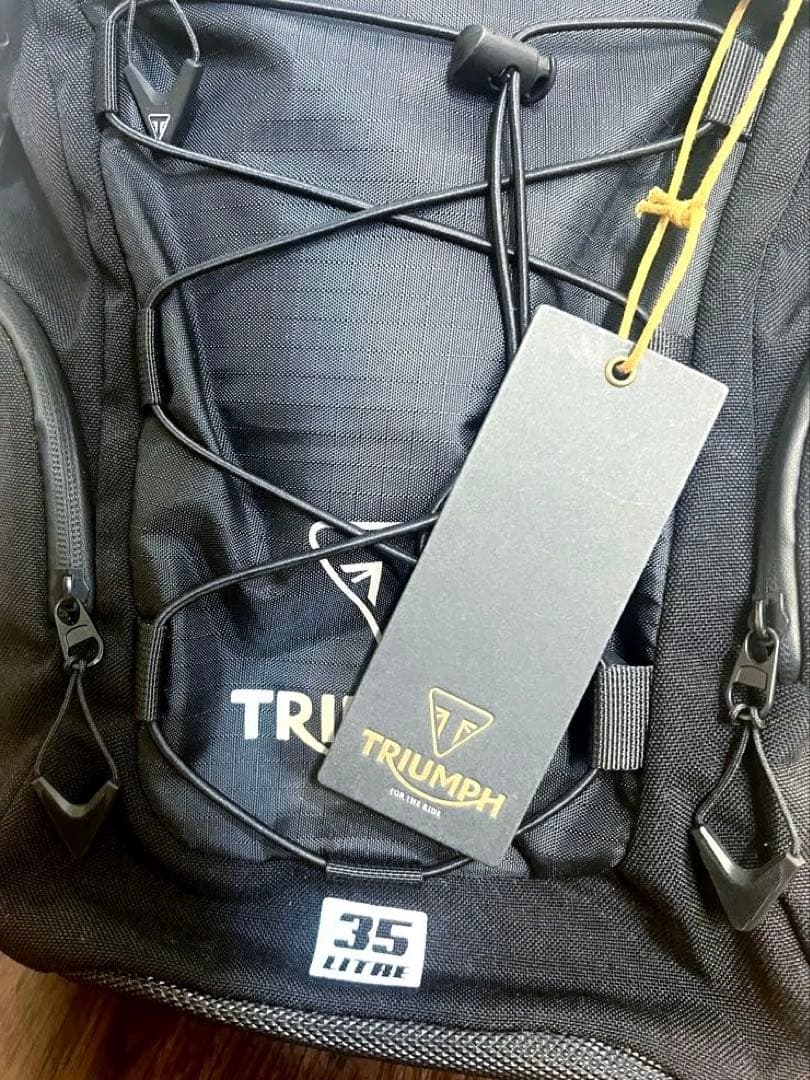 TRIUMPH 【純正品】ブラックリュック 35リットル