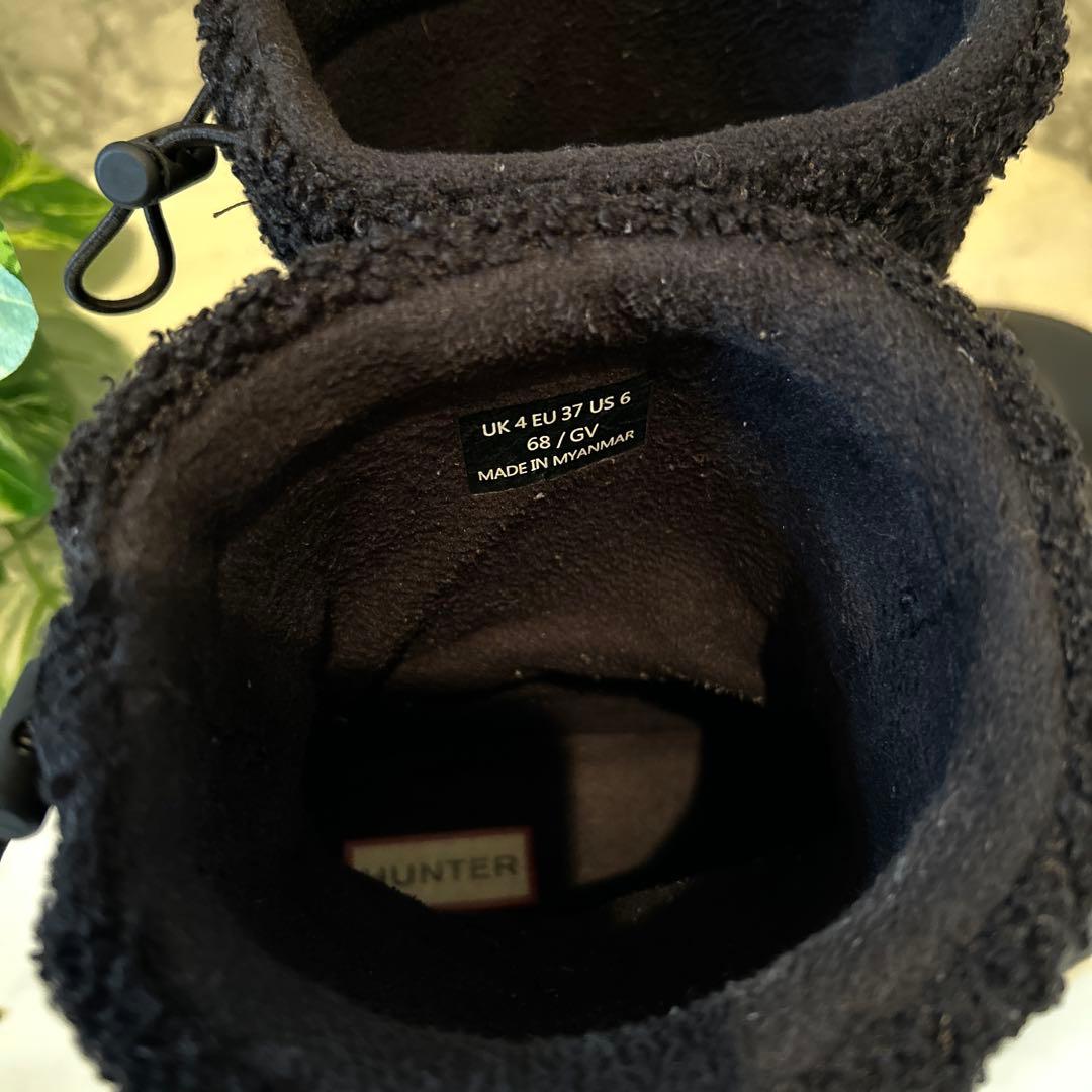 HUNTERハンター レディース シェルパ スノーブーツ ショート23.0