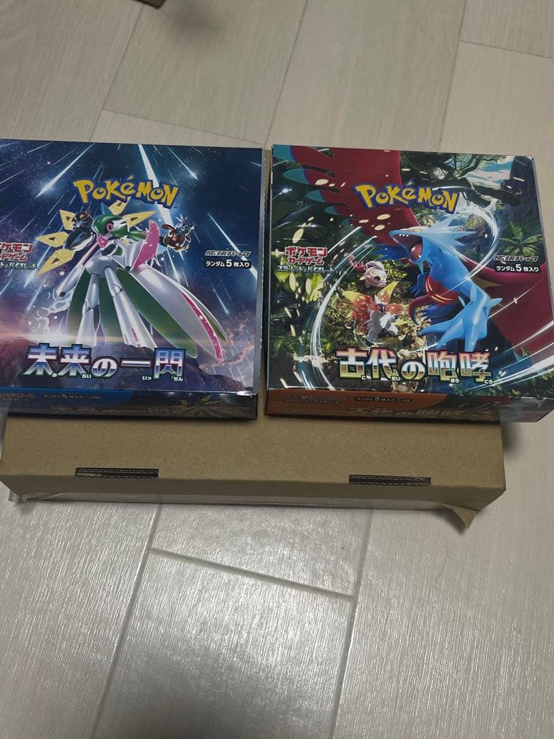 ポケモンカードゲーム 未来の一閃　と　古代の咆哮(ボックスシュリンクなし)
