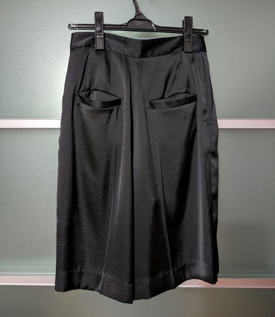 6 BEAUTY&YOUTH キュプラ ハーフパンツ 34size ブラック