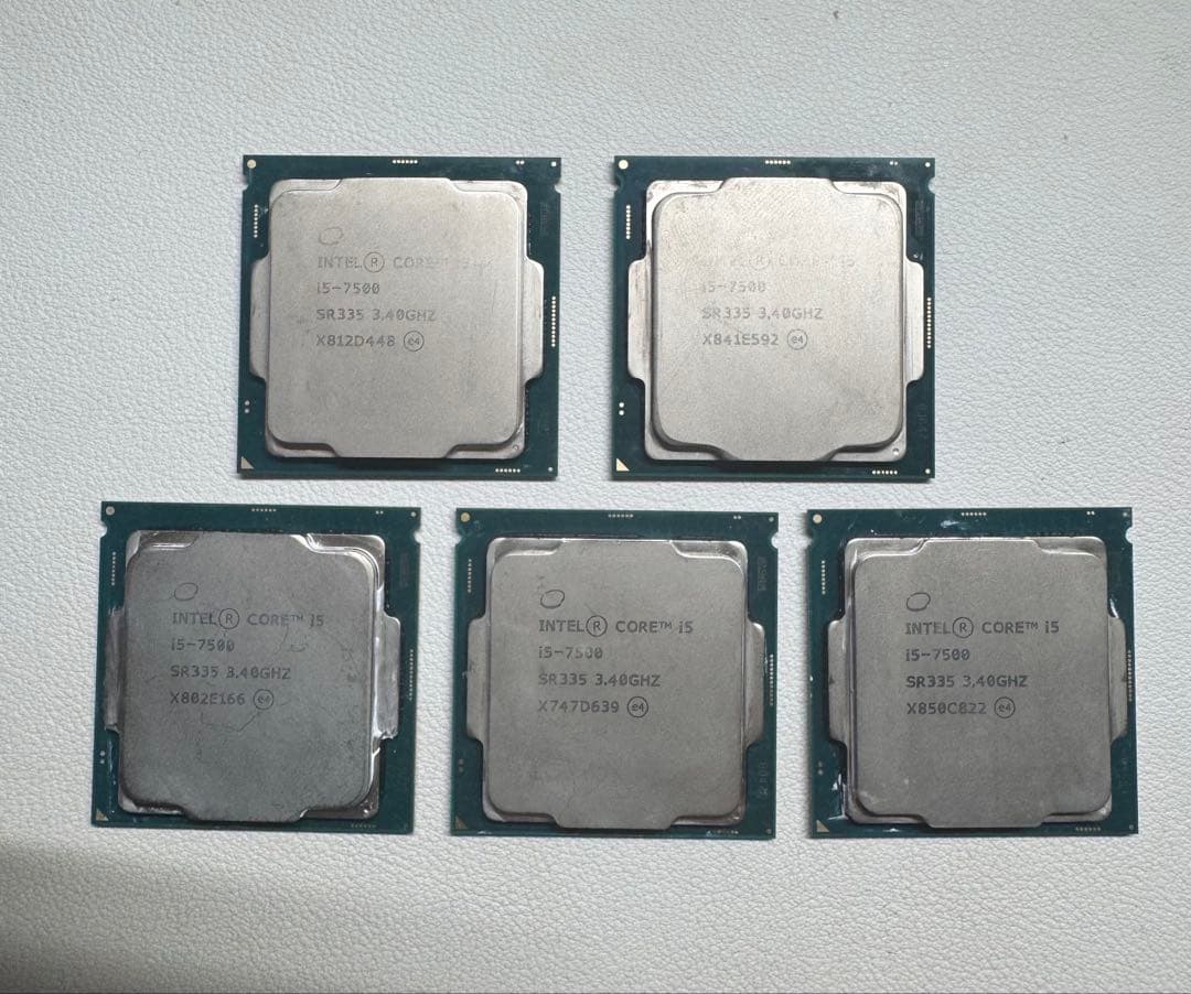 Intel Core i5 7500 CPU 5個セット