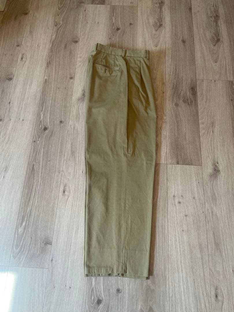 NEAT wide チノパン 46 ベージュ