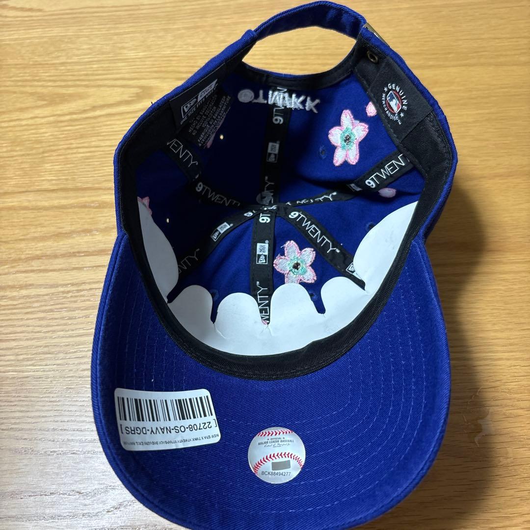 MLB ニューエラ　9FORTY ドジャース　村上隆　ブルー