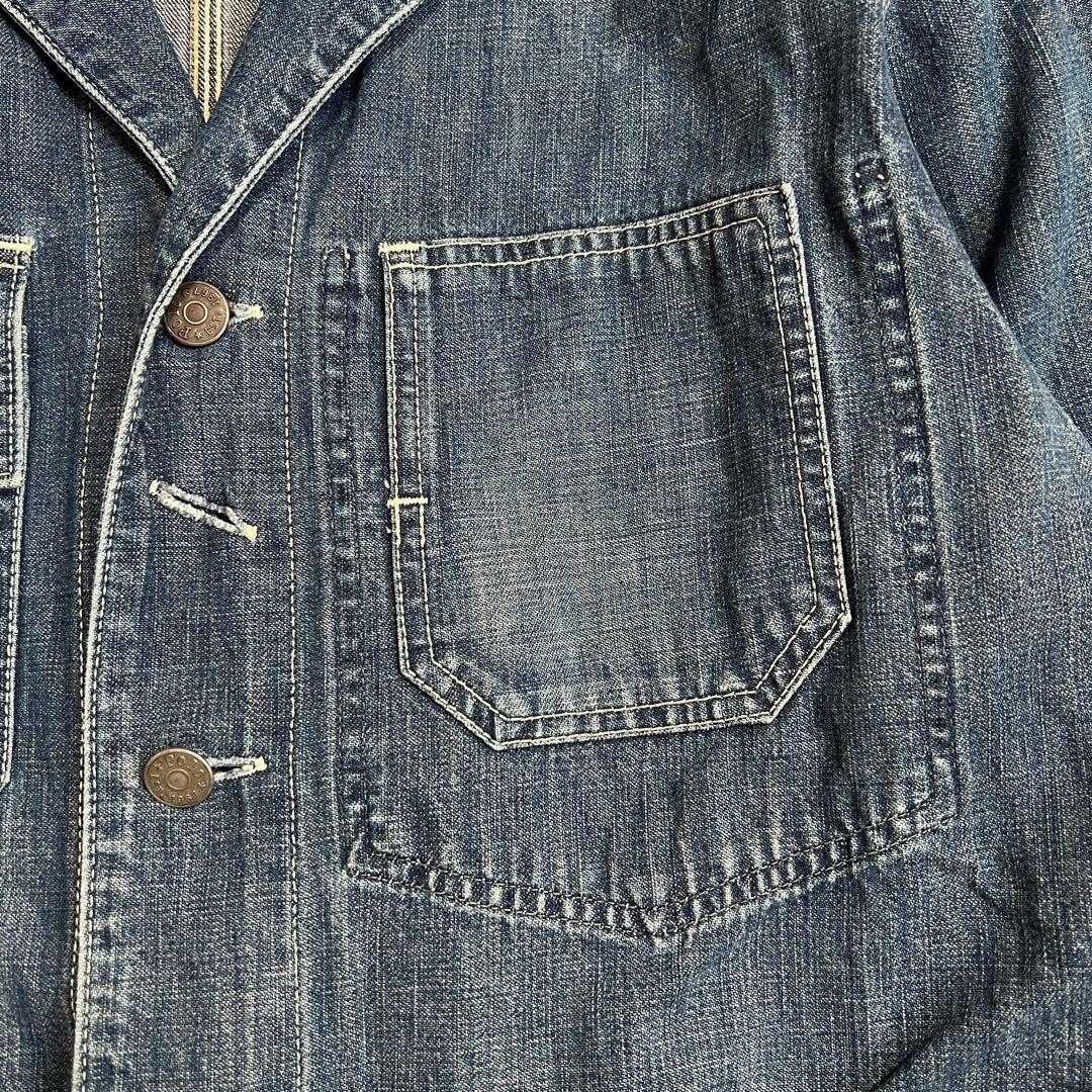 90sポロラルフローレン デニムカバーオール ワークジャケット L相当