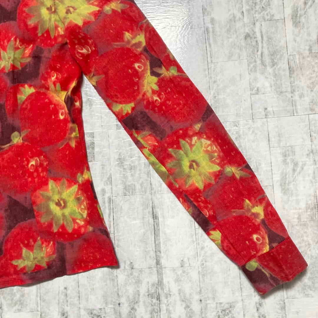 【希少デザイン】　ドルチェアンドガッパーナ D&G 長袖　シャツ　いちご総柄　M