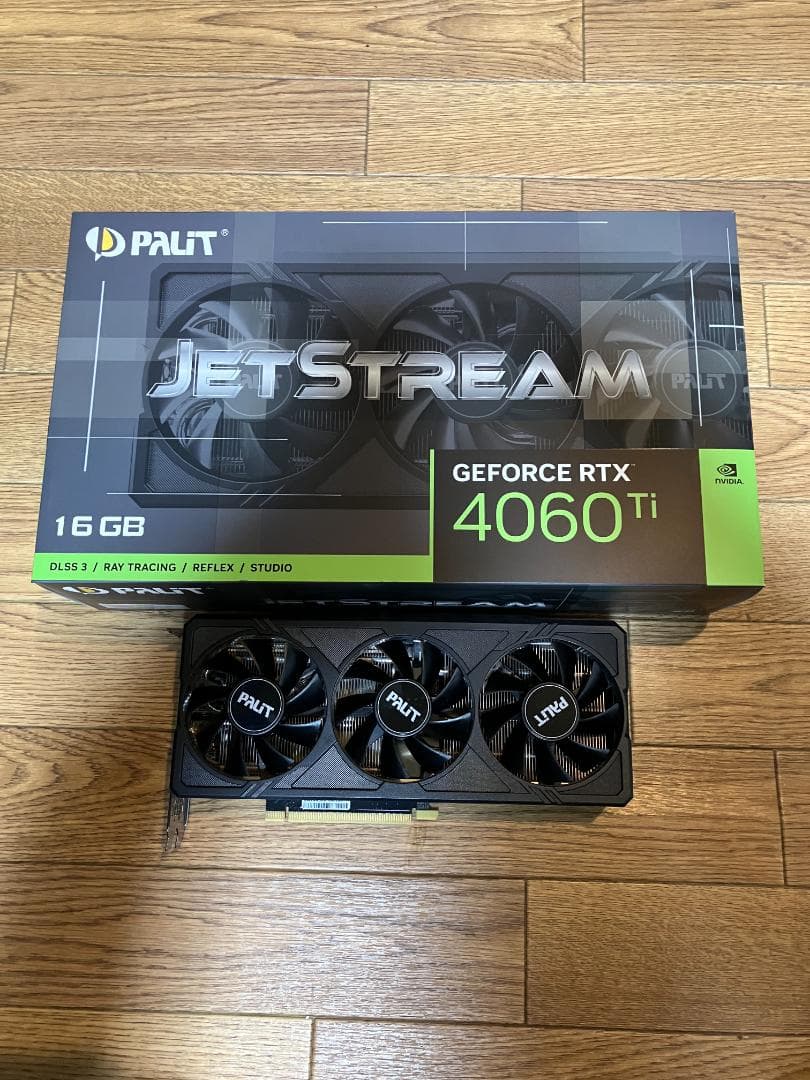グラフィックボード・グラボ・ビデオカード PALIT GeForce RTX 4060 Ti JetStream 16GB
