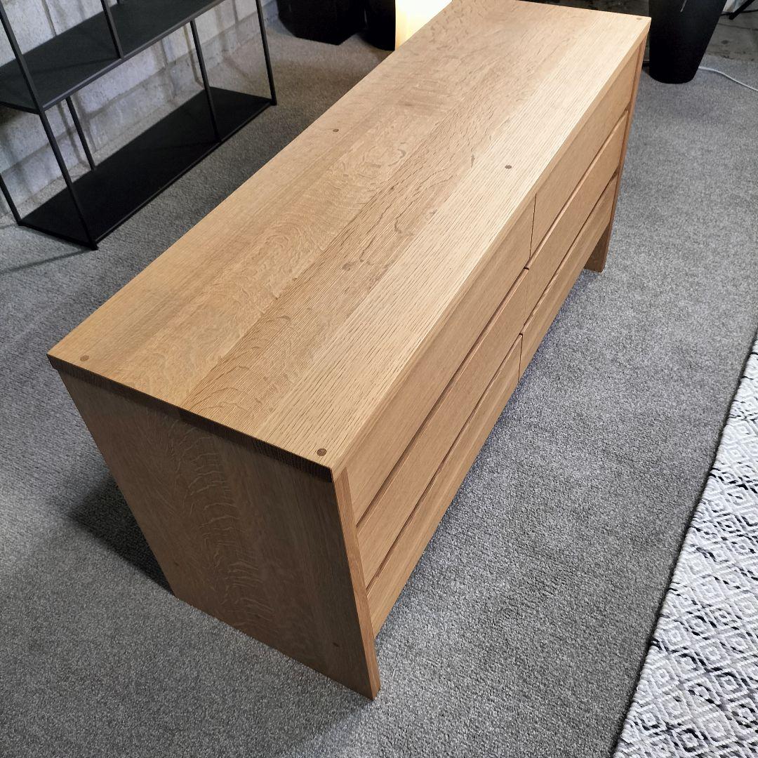 も*ふ様 MASTERWAL 収納チェスト◆ナチュラルウッド◆引き出し◆展示品(