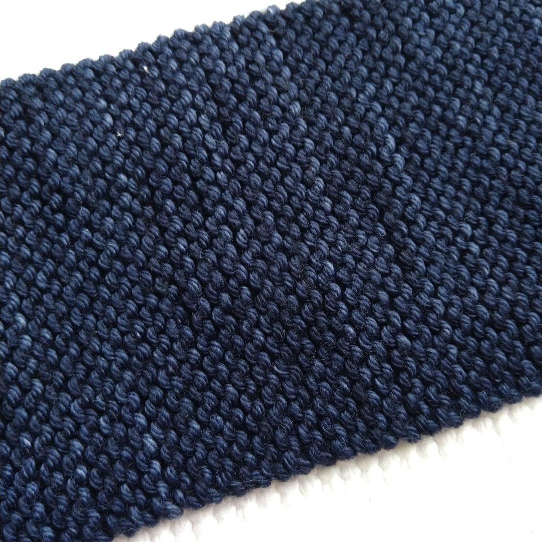 ♡ misha＆puff ネイビー系カラー マフラー ♡