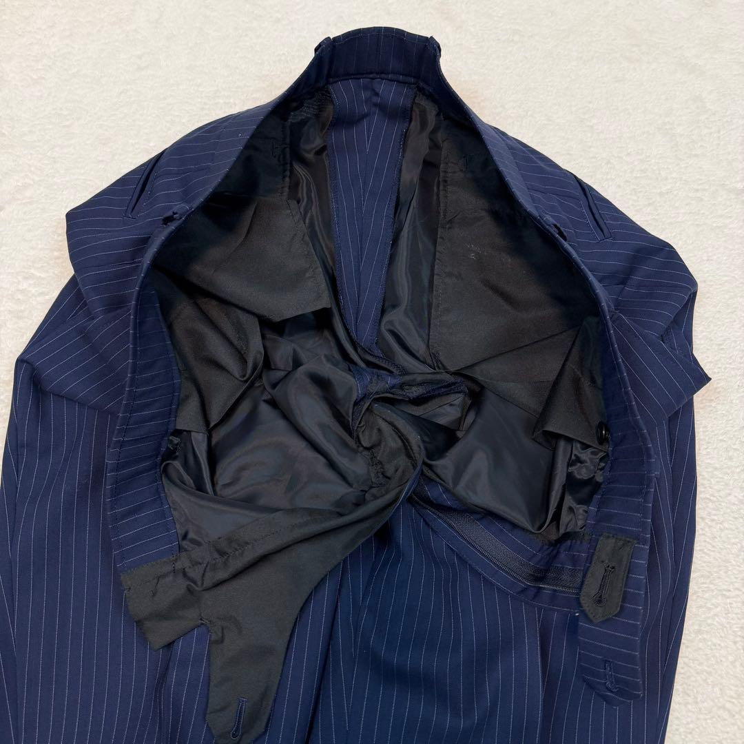 新品 XL相当 ONLY スーツ セットアップ 洗える ストレッチ ネイビー