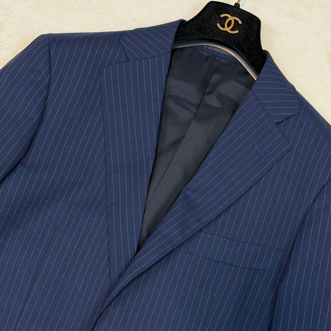 新品 XL相当 ONLY スーツ セットアップ 洗える ストレッチ ネイビー