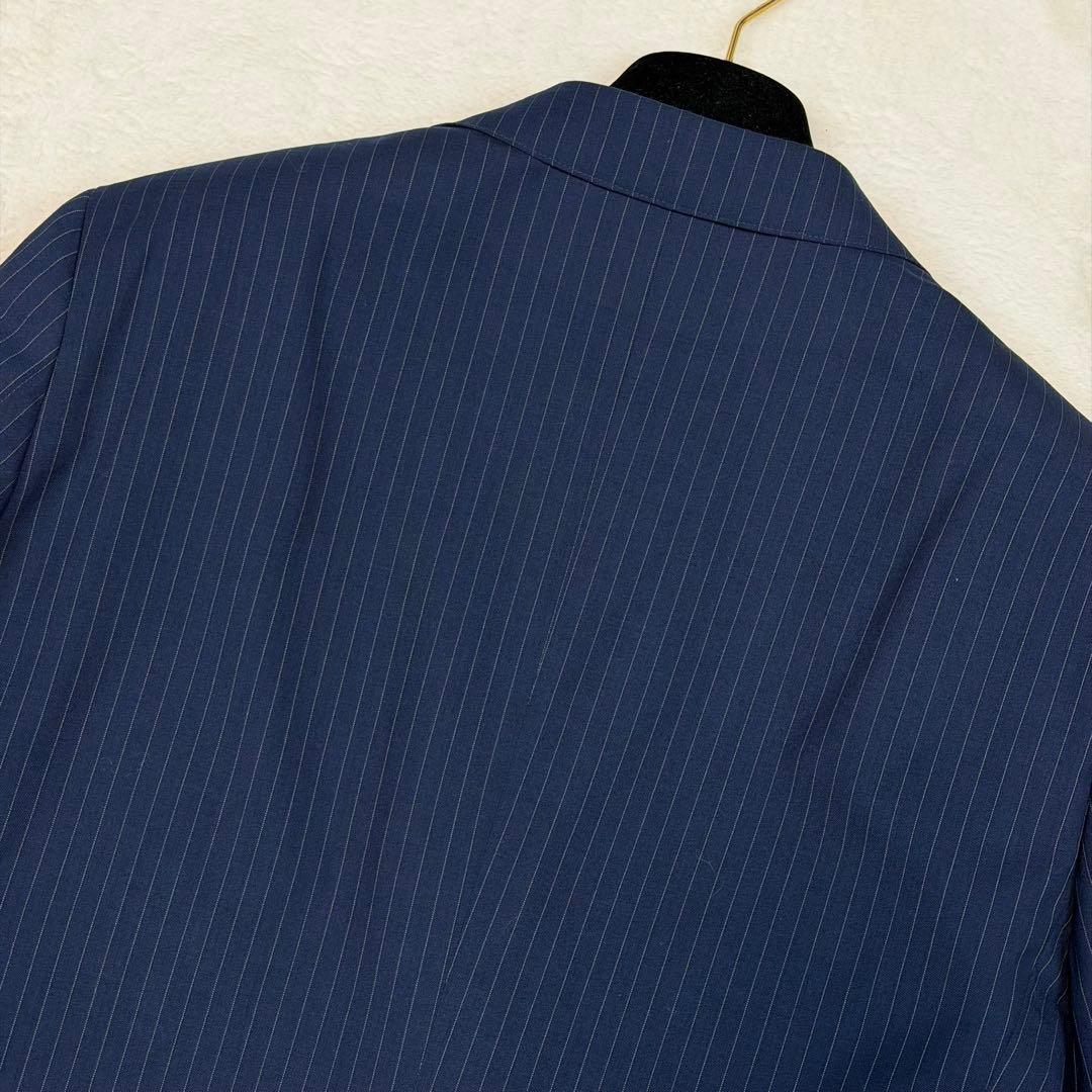 新品 XL相当 ONLY スーツ セットアップ 洗える ストレッチ ネイビー