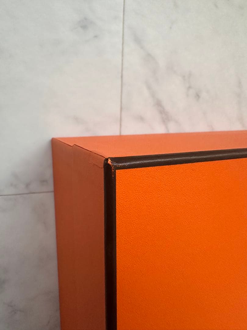 HERMES 空箱 ケリー28 オレンジ ボックス　1496