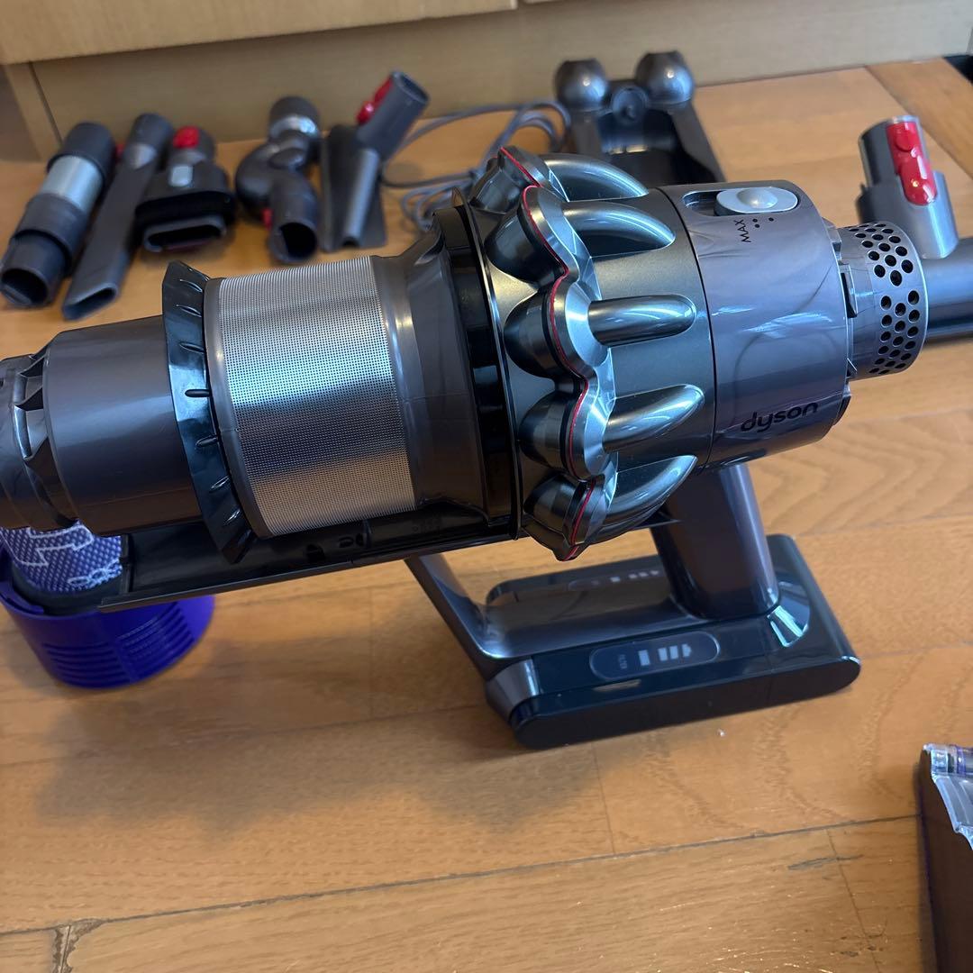 Dyson SV12分解清掃、バッテリー、エアフィルター、トリガーロック新品