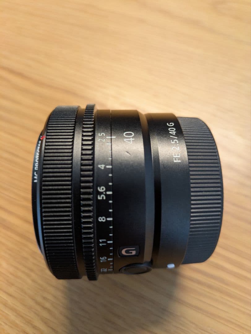 SONY FE 40mm F2.5 G レンズ + SONY MCプロテクター付