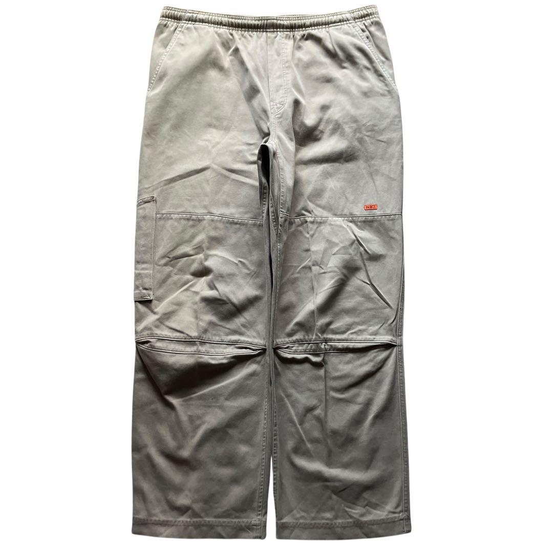 極太 NIKE XLサイズ ダブルニー バギーカーゴパンツ Y2K HIPHOP