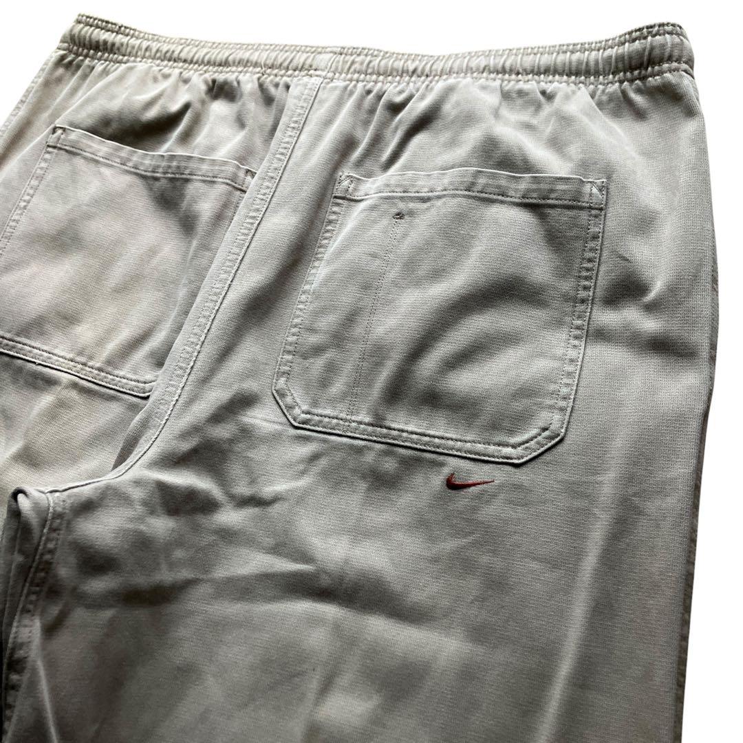 極太 NIKE XLサイズ ダブルニー バギーカーゴパンツ Y2K HIPHOP