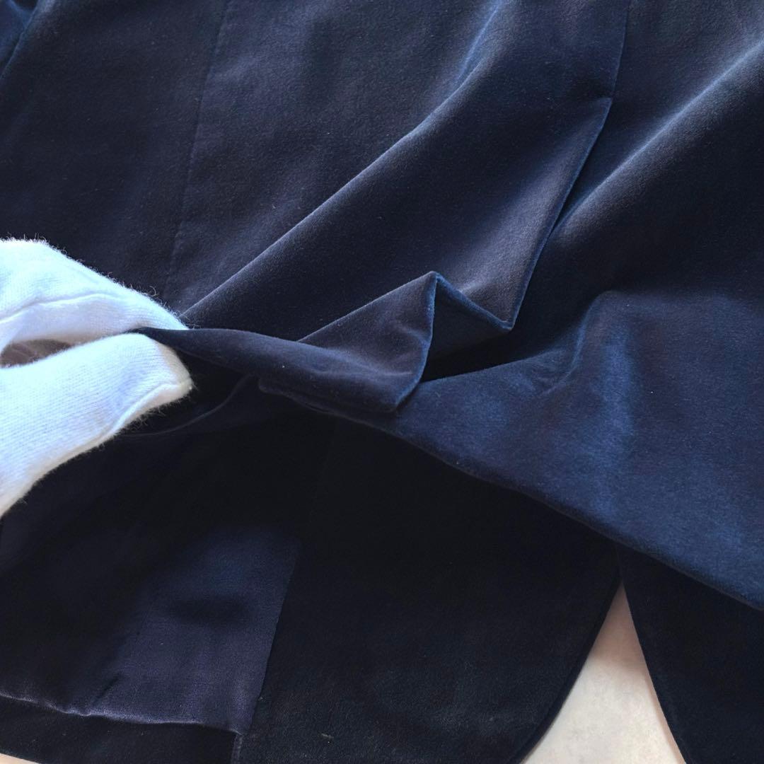 【極美品】ポロラルフローレン イタリア製 ベルベット テーラードジャケット 8