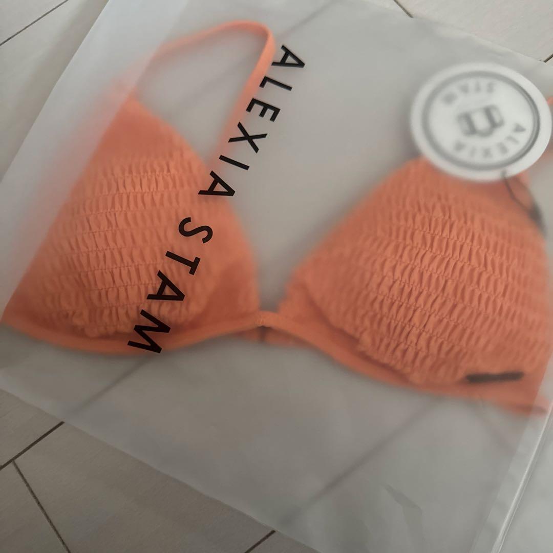新品未使用ALEXIA STAM オレンジ トライアングルビキニ