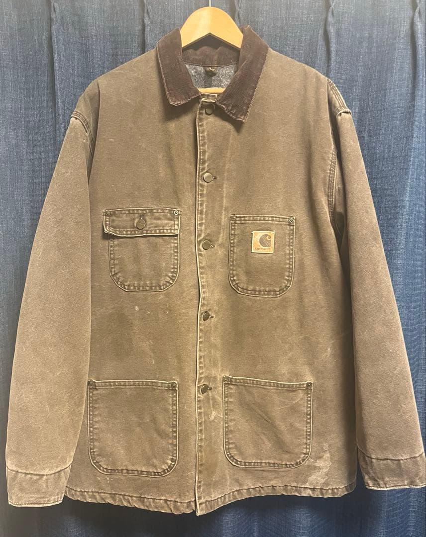 90s Carhartt USA製 チョアコート XL CHT カーハート 茶色