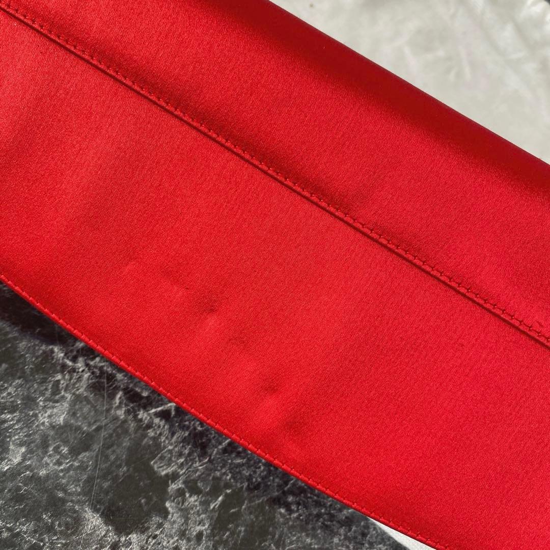 クリスチャンディオール ヴィンテージ ハンドバッグ レア 赤 ビーズ