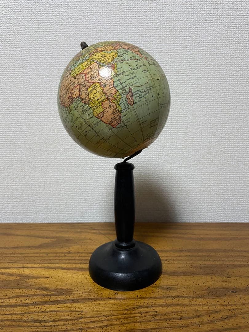 アンティーク地球儀フランス製1930〜40年代ヴィンテージ
