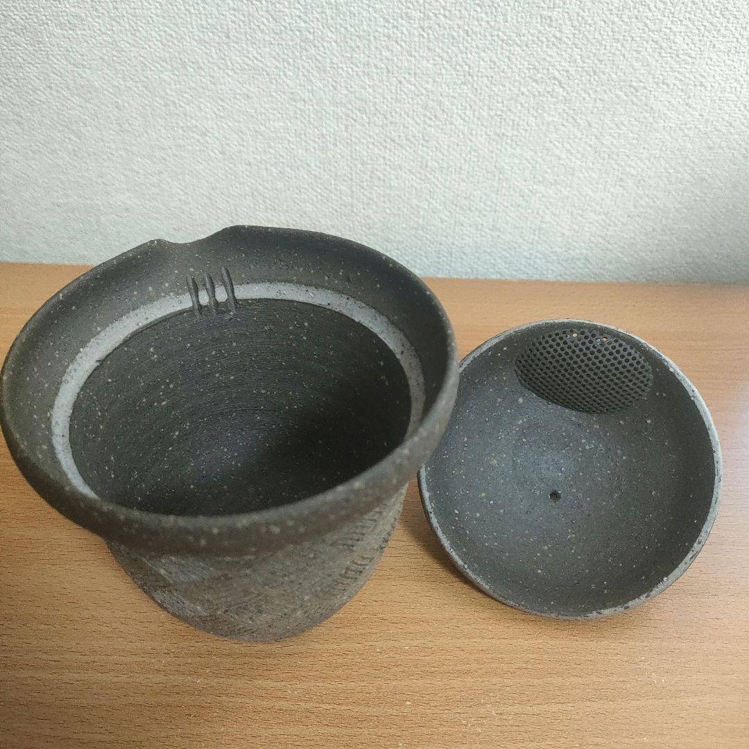 〈未使用〉常滑焼　手造り　急須　煎茶道具　宝瓶　茶器　茶道具　【S-C-6】