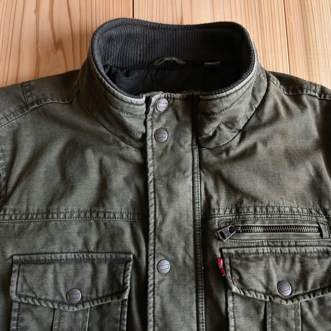 02M685◯ Levi's 中綿 ミリタリー ワーク フィールドジャケット M