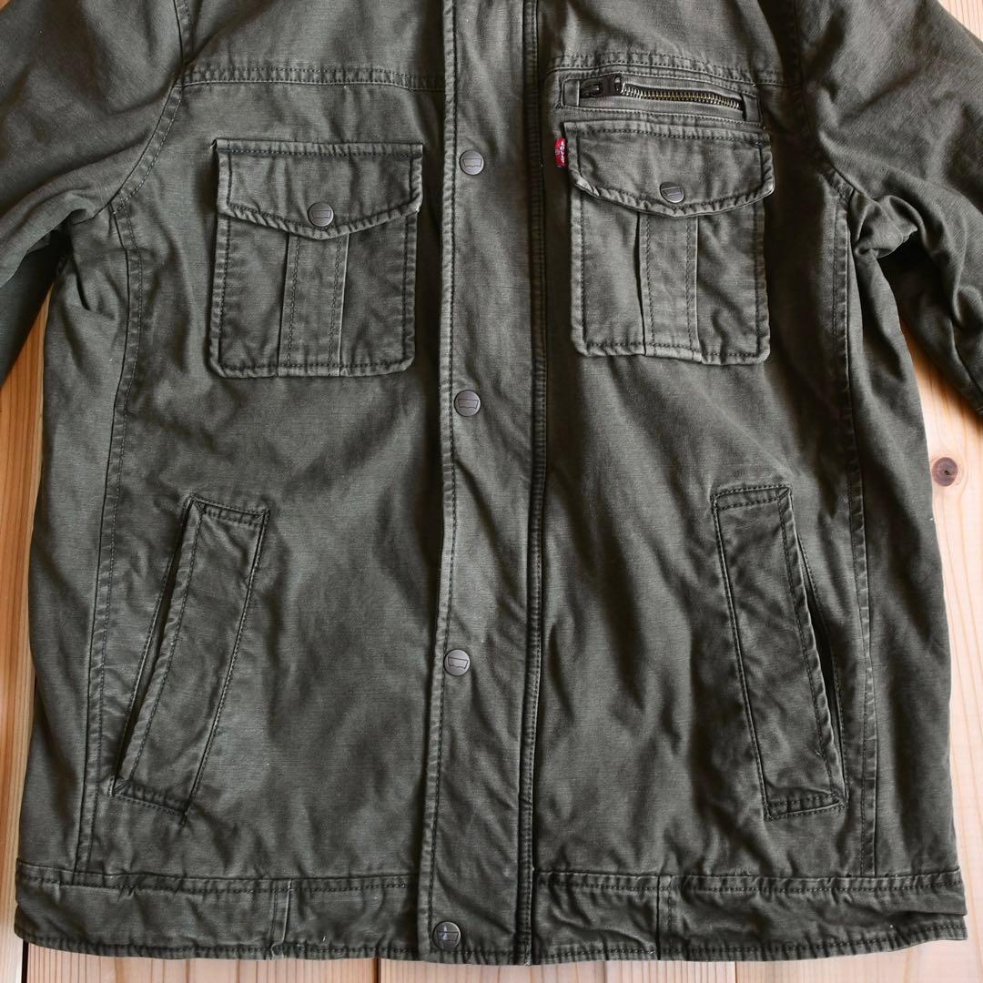 02M685◯ Levi's 中綿 ミリタリー ワーク フィールドジャケット M
