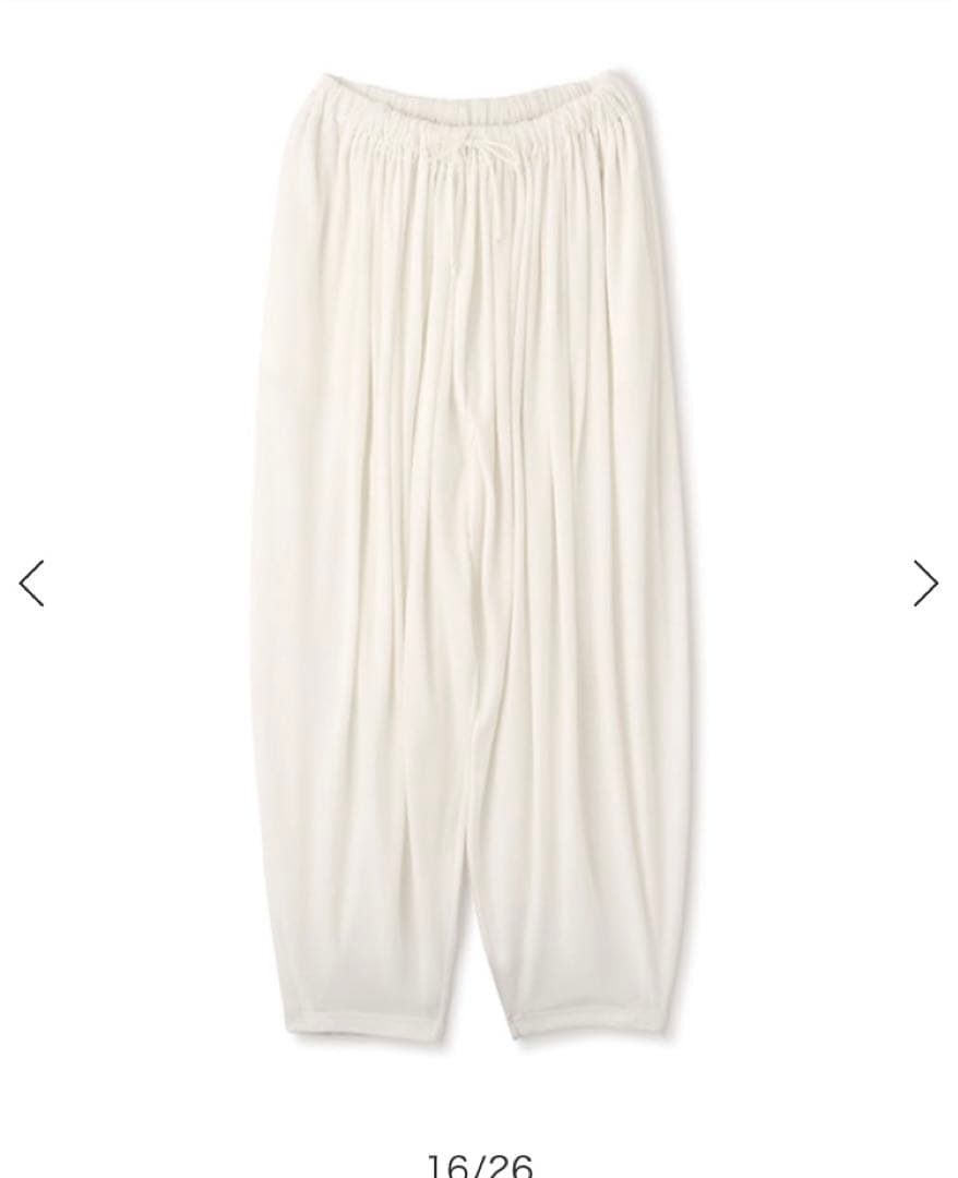 最終値下げ ETRETOKYO エトレ ウエストギャザーバルーンカットパンツ