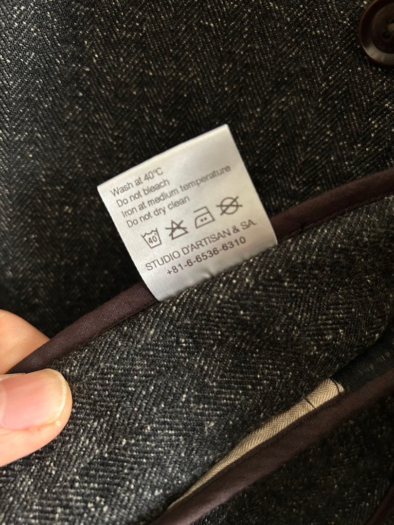 古着　Orgueil オルゲイユ　ジャケット　ダルチザン　38