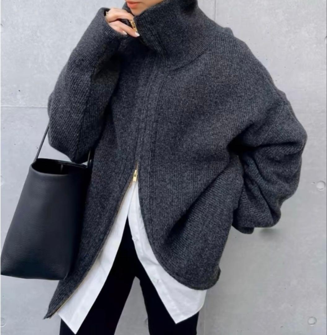 Deuxieme Classe⭐︎OLBIA ロングジップブルゾン