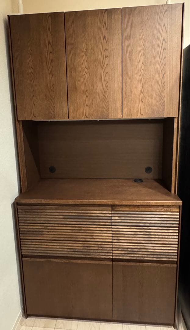 カリモク ネイビ 食器棚