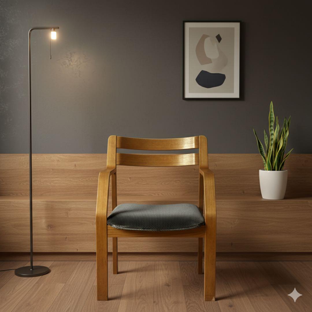 天童木工　ヴィンテージ　曲げ木　アームチェア