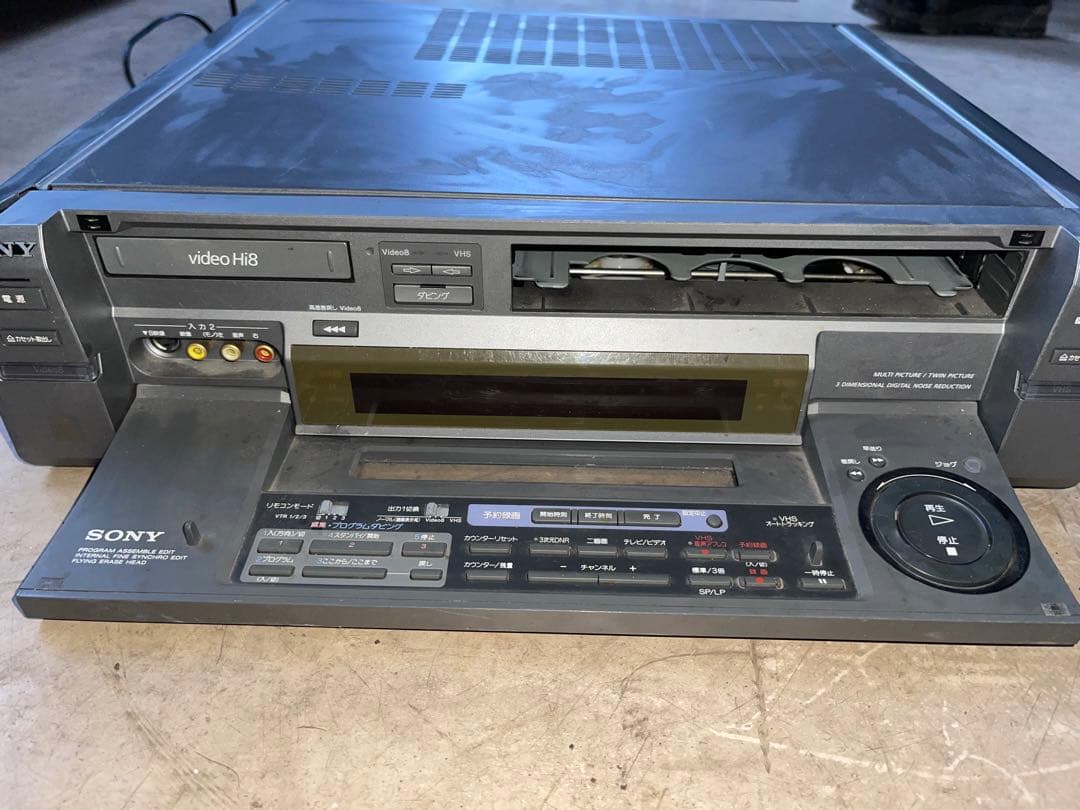 SONY ビデオ8&VHS WV-SW1 ジャンク