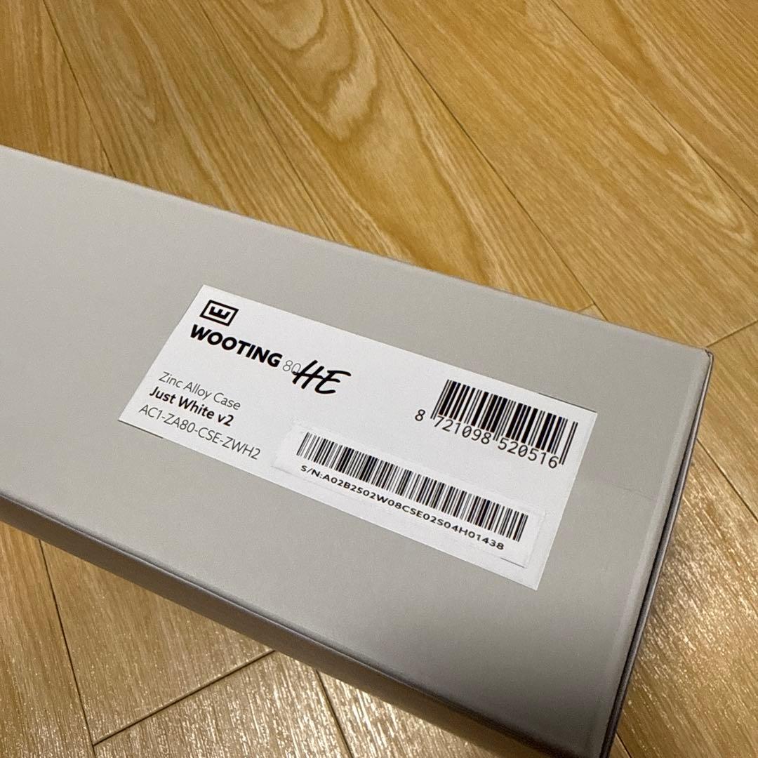 キーボード Wooting80HE ZincAlloy Just White v2